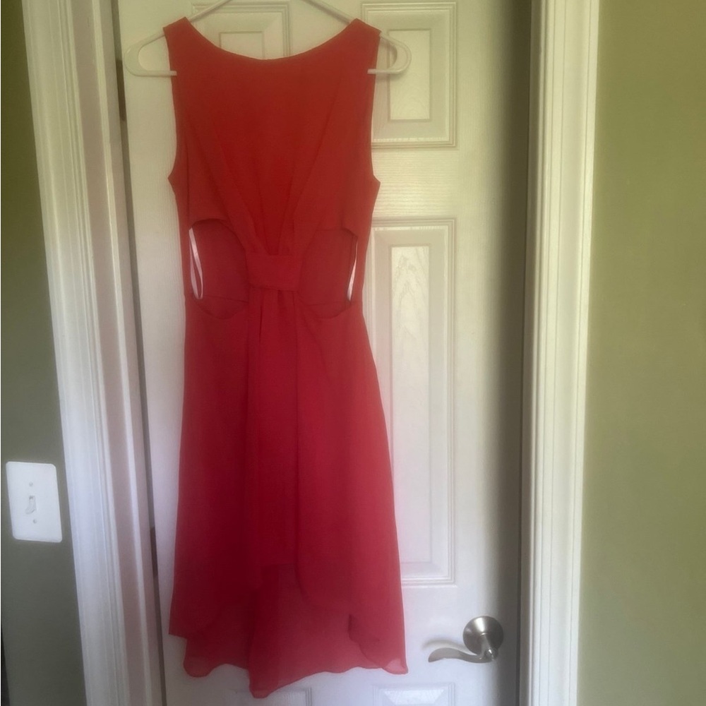 Coral dress